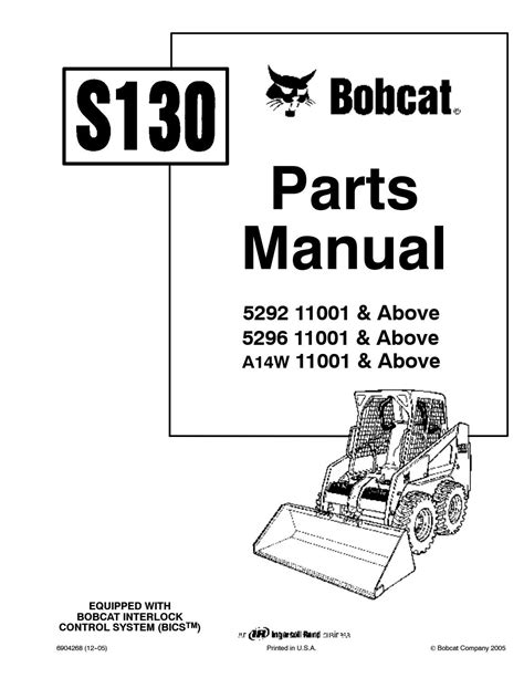 2013 bobcat s130 skid steer|bobcat s130 parts manual pdf.